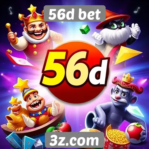 Variedade de jogos disponíveis no 56d bet